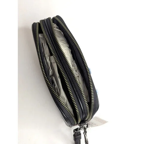 Coach Crossbody Clutch Bag In Canyon Quilt Denim Patchwork Leather NWT - Picture 6 of 8